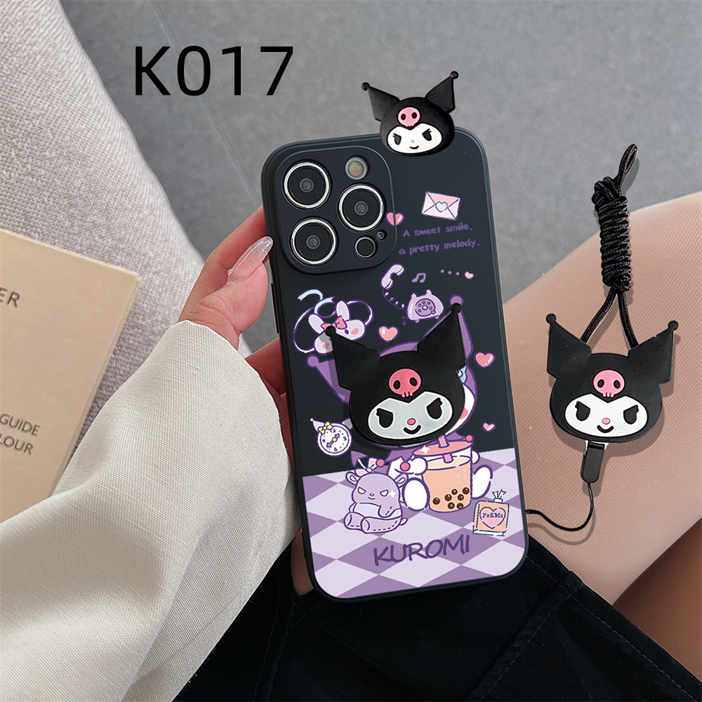 เคส Infinix Smart 2 2 HD 3 4 4 Plus 4c 5 Pro การ์ตูนเคสโทรศัพท์สายคล้องเชือกเส้นเล็กน่ารักน่ารัก Kur