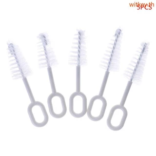 Wit ชุดทําความสะอาดแปรงขวดนม 5 ชิ้นพร้อมแปรงล้างจุกนม Simple ButPractical