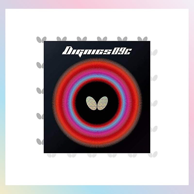 【from Japan】Butterfly table tennis rubber Dignics 09C sticky high tension back rubber 06070