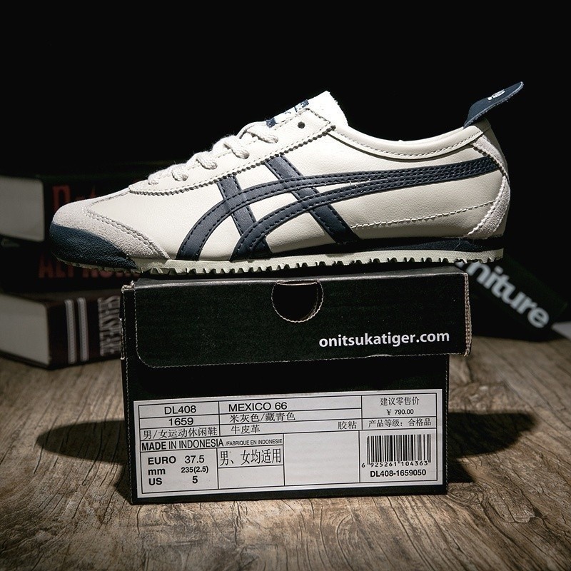 Onitsuka Tiger (Onitsuka Tiger lambskin) เม็กซิโก66รองเท้าผู้ชาย BSI5