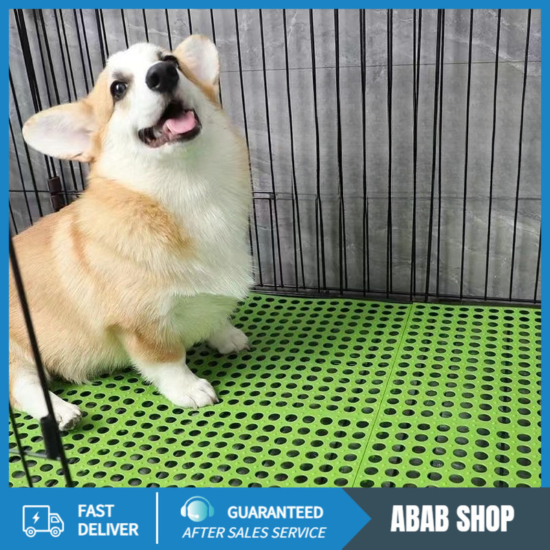 แผ่นจิ๊กซอว์ปูกรง แผ่นรองกรงสัตว์เลี้ยง ใช้สำหรับกันลื่นในห้องน้ำได้ด้วย เลือกสีใด ๆ สำหรับการประกบ 30*30cm