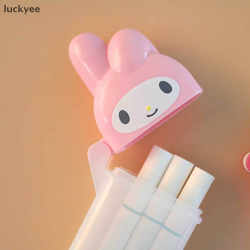 Luckyee Kawaii อุปกรณ์เสริมการ์ตูน Hello Kittys My Melody สําลีกล่องผู้ถือ TQ