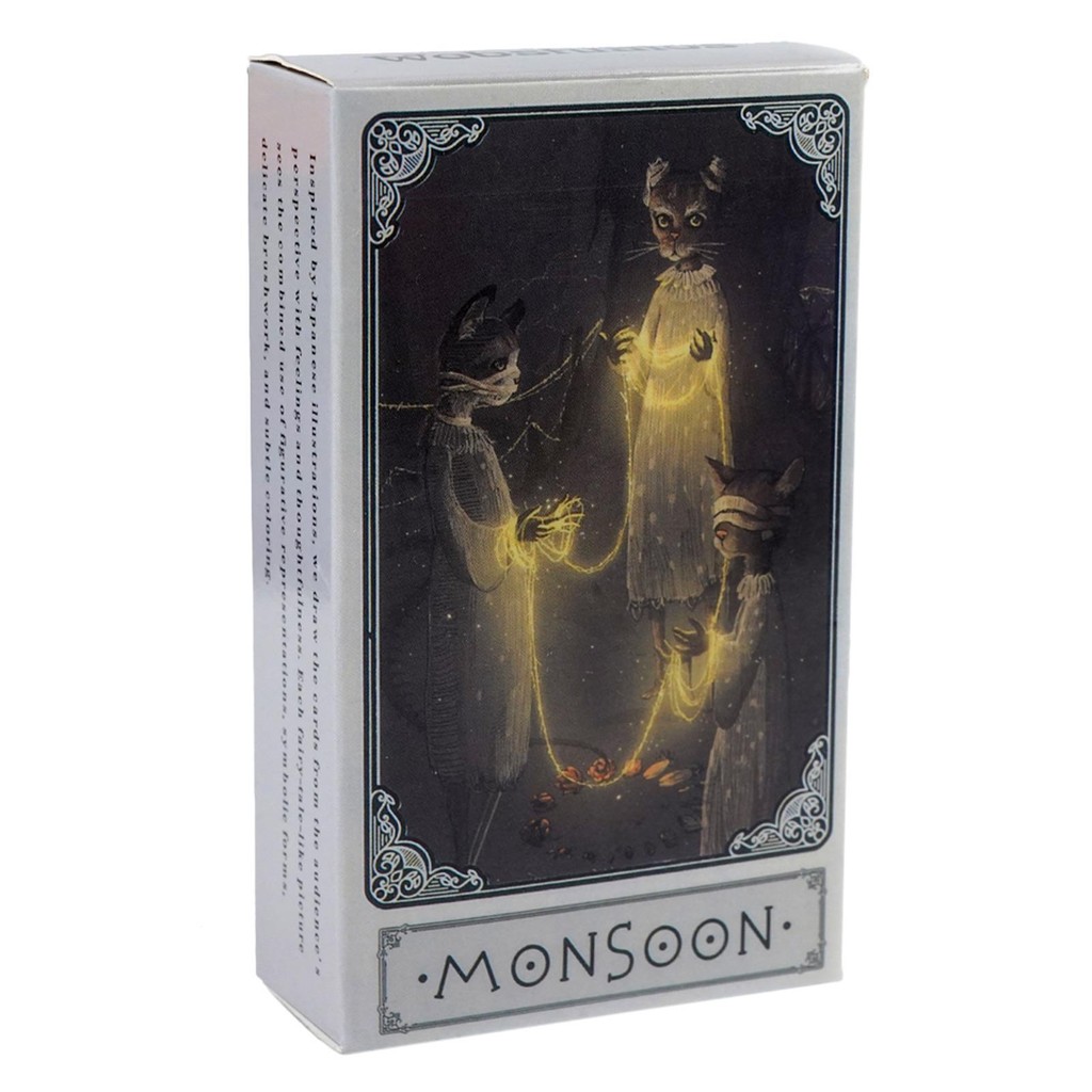 The Monsoon Tarot 78 Tarot Deck ไพ่ทาโรต์ต้นฉบับสําหรับผู้เริ่มต้นของ