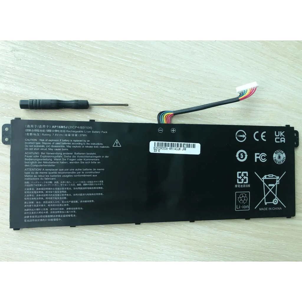 AP16M5J Battery For Acer Aspire 3 A315-21 A314-31 Series A315-21-63F1 A315-53-52CF A315-53G-33G6 A31