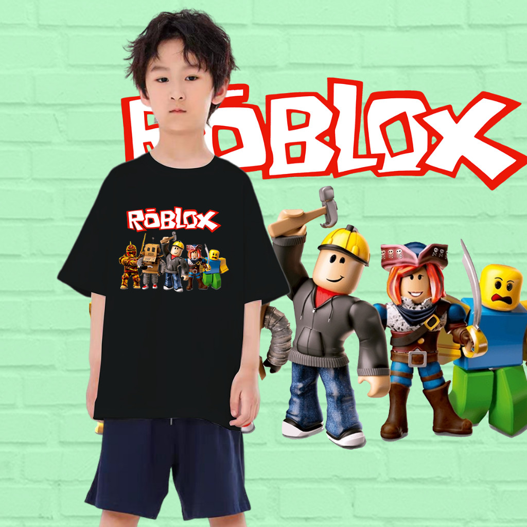 (จัดส่งตลอด 24 ชั่วโมง) Kids T shop เสื้อเด็ก เสื้อเกมส์ สำหรับเด็กและผู้ใหญ่ N0.005 8 สี ผ้าใส่สบาย