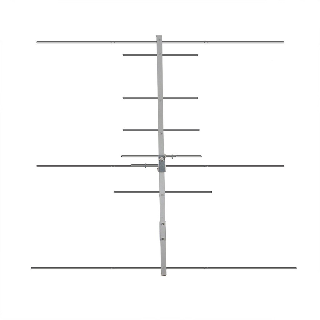 [เฉายู]⚡⚡⚡Ailunce AY04 Silver UV Double-Segment Yagi Antenna 144 MHz 430 MHz [อินเทอร์เฟซ UV Double-
