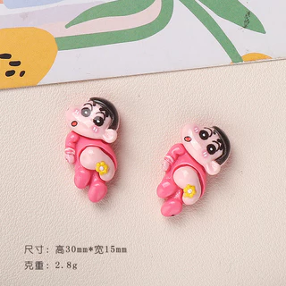 อุปกรณ์เสริมเรซิน DIY การ์ตูนอุปกรณ์เสริมก้นครีม Xiaoxin กิ๊บติดผมทำด้วยมือเคสโทรศัพท์หัวเข็มขัดรองเท้าชุดอุปกรณ์เสริม