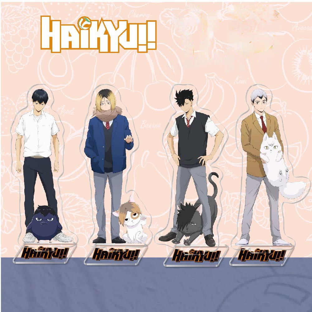อะนิเมะ ไฮคิว!! ซาวามูระ ไดอิจิ โต๊ะแผ่นรุ่นขาตั้งอะคริลิครุ่นของเล่นตัวเลขการกระทําเครื่องประดับ