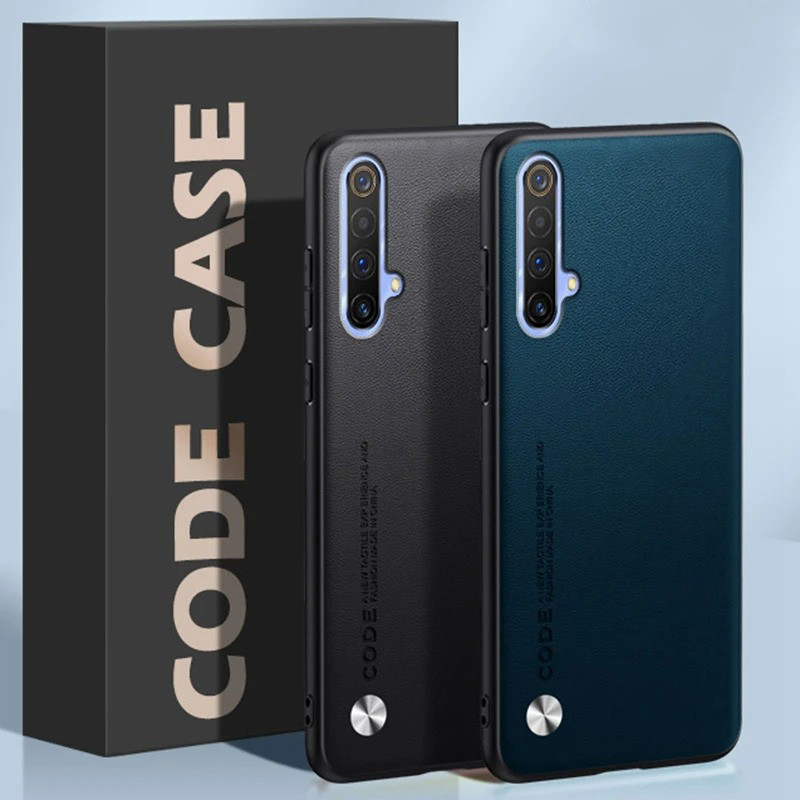 สําหรับrealme X50 / X50 Pro / X3 SuperZoom 5Gแฟชั่นหนังฝาหลังกรอบTPUแบบนุ่มป้องกันกรณี