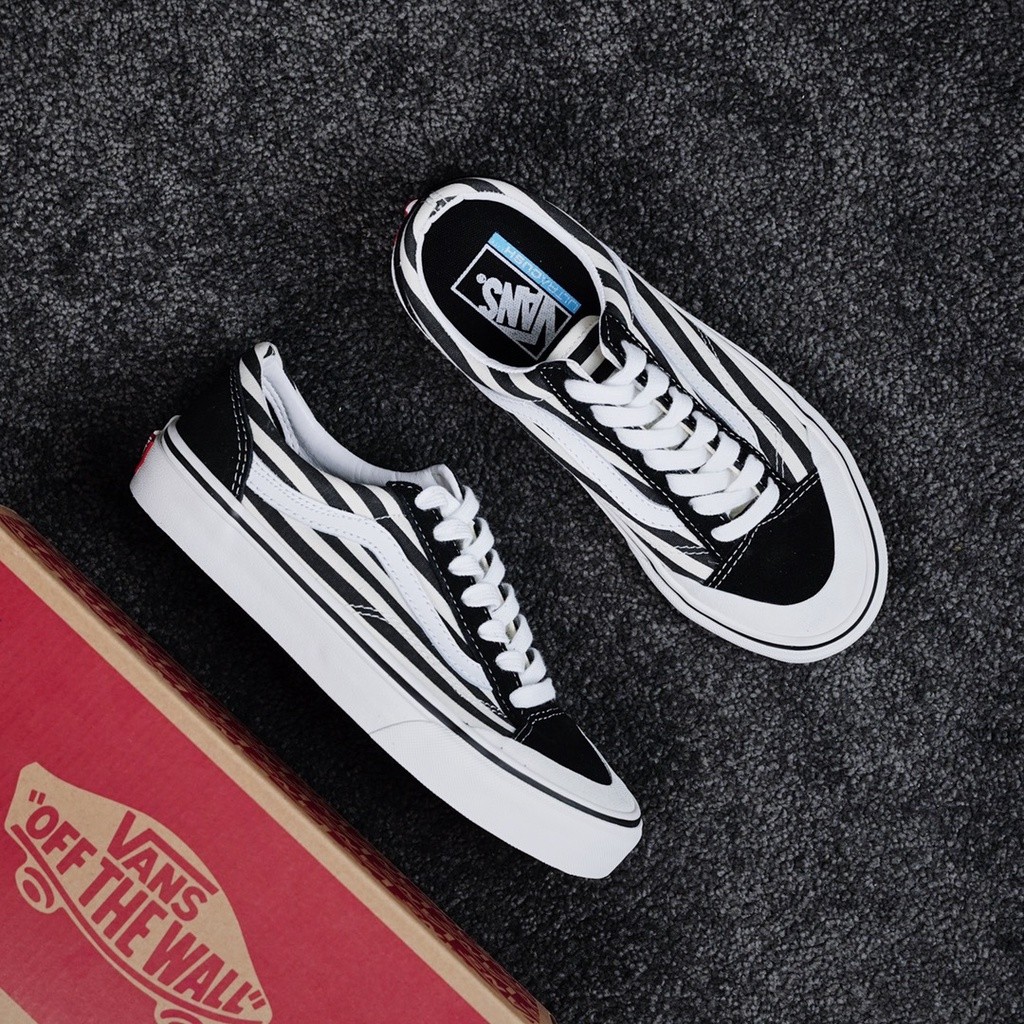 VANS Style 36 cecon SF รองเท้าผ้าใบลำลองลายขาวดำ