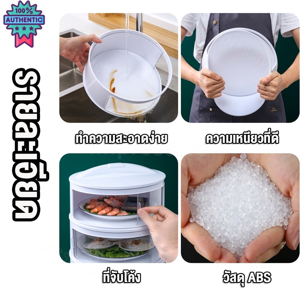 ส่งฟรี IM 60cm ชั้นเก็อาหาร 5ชั้น ชั้นวางอาหาร คอนโดเก็อาหาร ชั้นเก็อาหารฝาเลื่อนปิดกันฝุ่น ดวกครออา