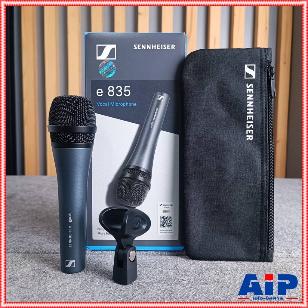 ฟรีค่าส่ง SENNHEISER E835 ไมค์สาย Sennheiser E 835 E-835 ไมโครโฟนสำหรับใช้ร้องเพลง ไมโครโฟนใช้พูด Dy