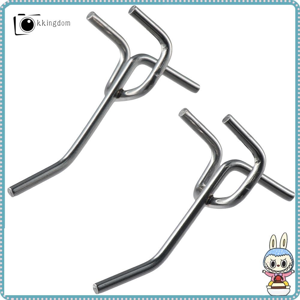 Kkingdom 50 ชิ้น Pegboard ตะขอ Peg Board Assecsories ผู้ถือแขวนเหมาะกับแผงชั้นเก็บ