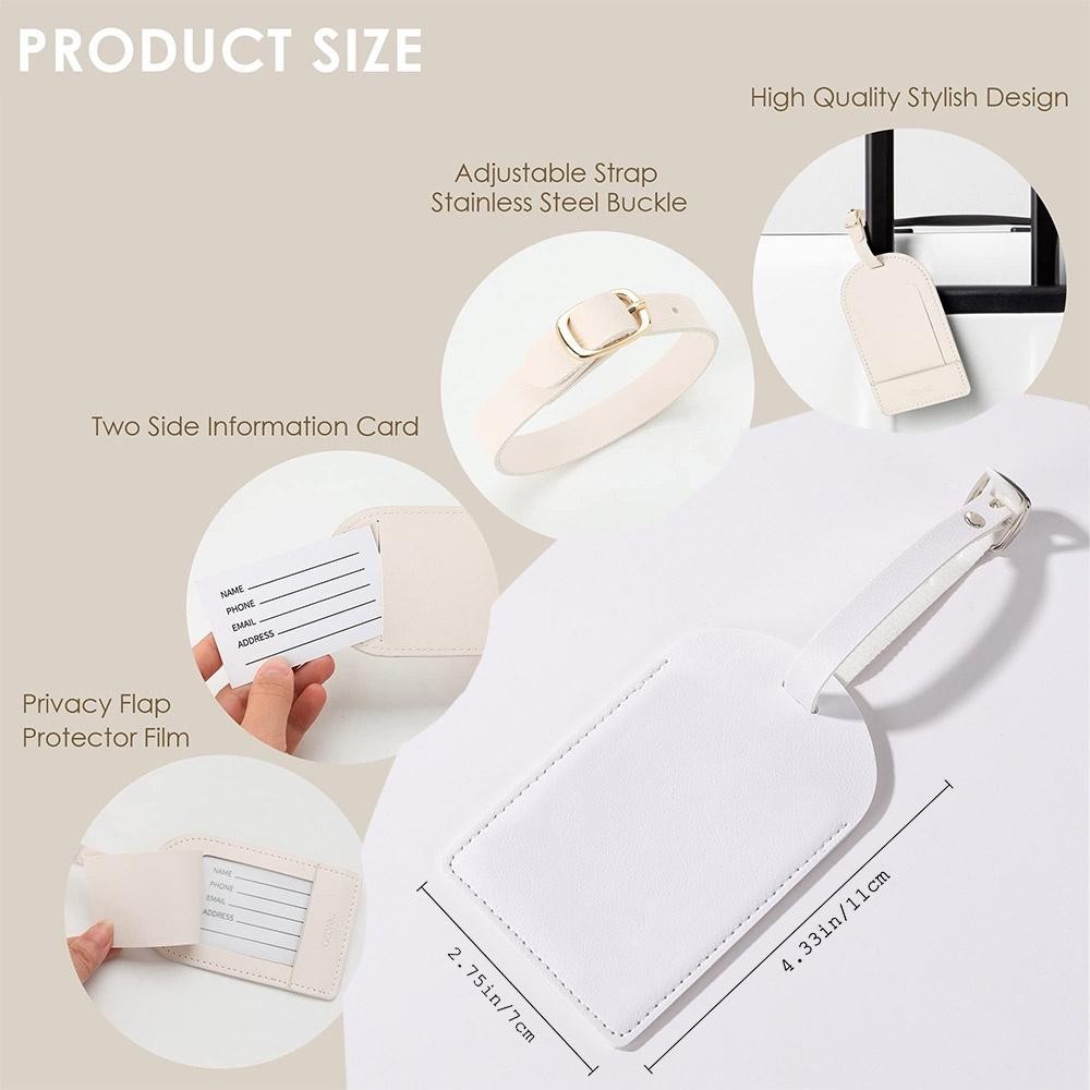 Rose ตัวอักษรสีแดง PatternPU หนังแท็กกระเป๋าเดินทางเริ่มต้น Identifier ป้าย Baggage Boarding กระเป๋าแท็ก Travel Accessorie ปีใหม่ของขวัญคริสต์มาส