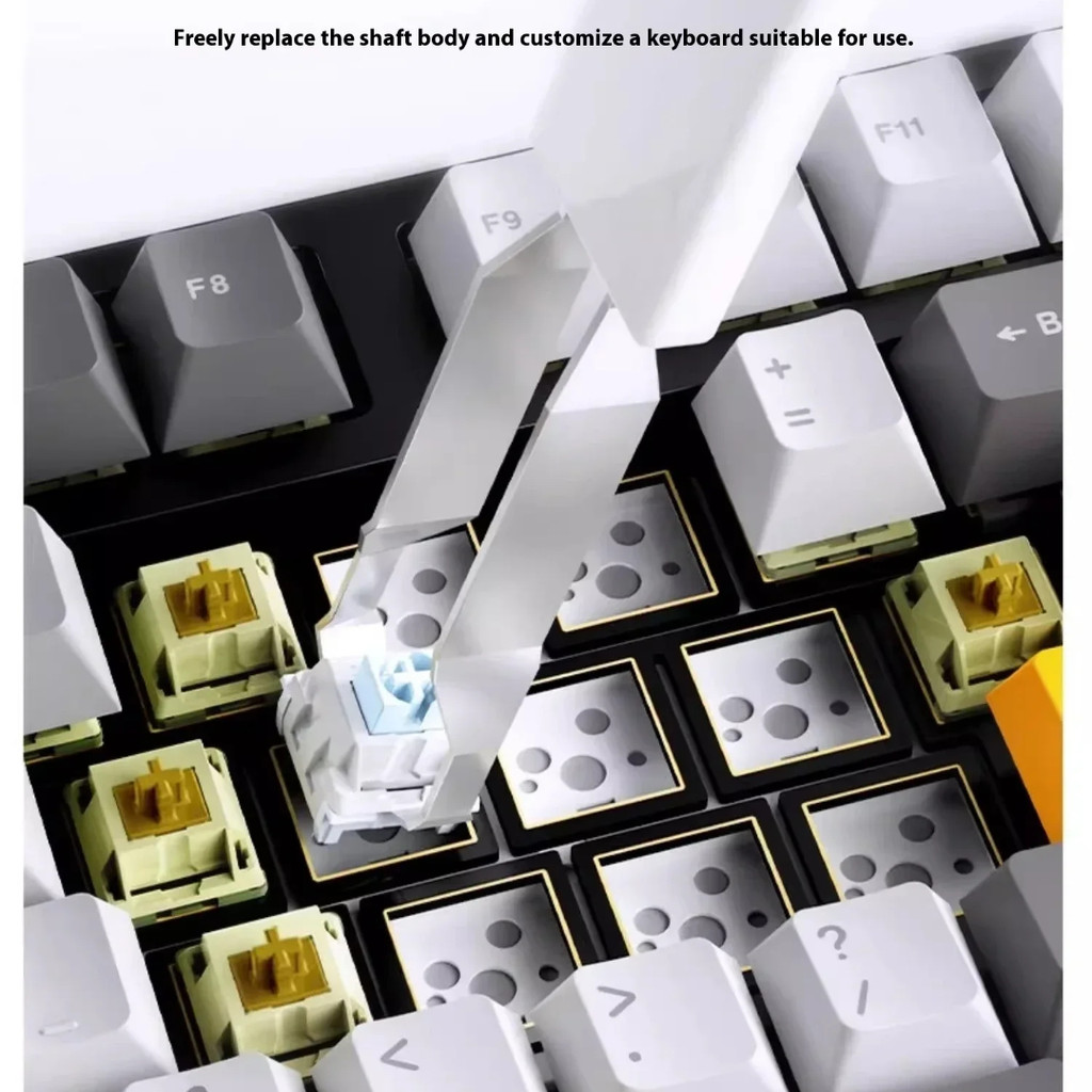 Ajazz AK35i V3 คีย์บอร์ดแบบมีสายไทย 104 คีย์พร้อมลูกบิดห้าชั้นลดเสียงรบกวนสําหรับเล่นเกม Esports และสํานักงาน ราคา ถูกที่สุด ดีลบีเคเค แกลเลอรีภาพที่ 8