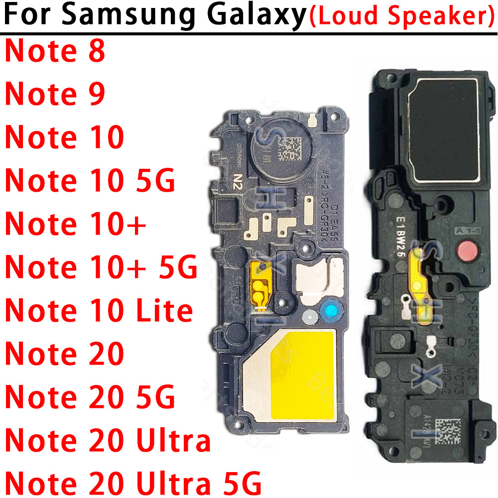 ลําโพงสําหรับ Samsung Galaxy Note8 Note9 Note10 Lite Note10 + Note20 Ultra 5G Loud ลําโพงโมดูลอะไหล่