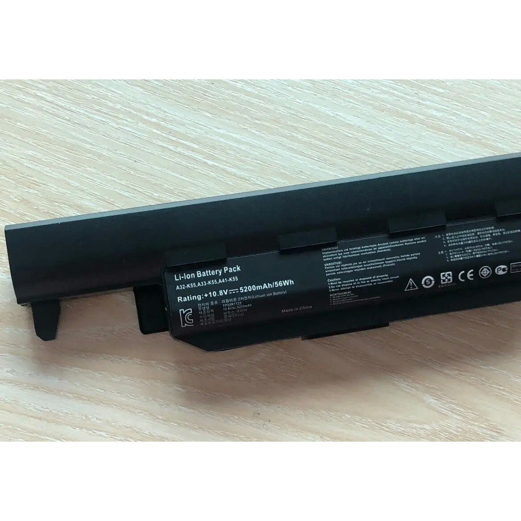 แบตเตอรี่แล็ปท็อป For Asus A32-K55 X55U X55C X55A X55V X55VD X75V X75VD X45VD X45V X45U X45C X45A U5
