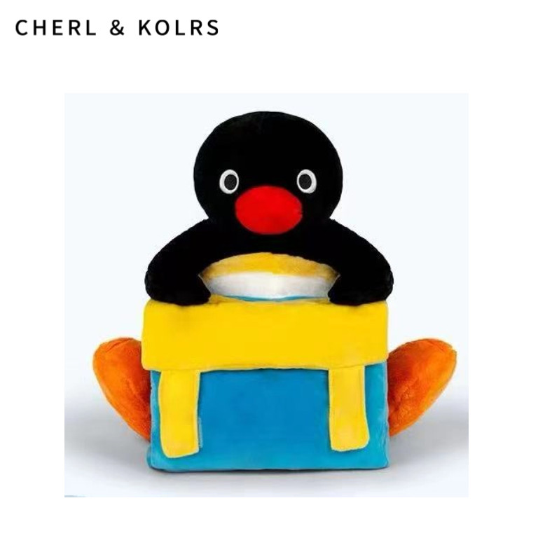 กระเป๋าเป้สะพายหลังตุ๊กตา C&K กระเป๋าเป้เพนกวิน Pingu ของญี่ปุ่น