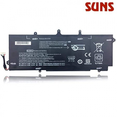 ✿แบตเตอรี่แล็ปท็อป Bl06xl สำหรับ HP ENVY EliteBook Folio G0 1040/ G2 1040/ G1 1040/G3 w02c