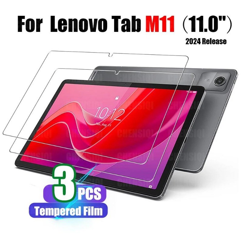 สําหรับ Lenovo Tab M11 TB330FU /Xiaoxin Pad 2024 TB331FC 11 นิ้วโปร่งใสฟิล์มกระจกนิรภัยป้องกันรอยขีดข่วนหน้าจอ