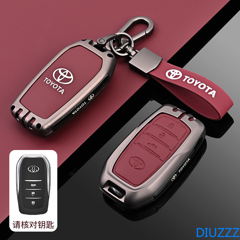 สําหรับ Toyota Tacoma Fortuner Corolla Venza Grand Highlander RAV4 XSE Prime Land Cruiser Hilux 2023 2024 กุญแจรถ Fob ฝาครอบกรณี