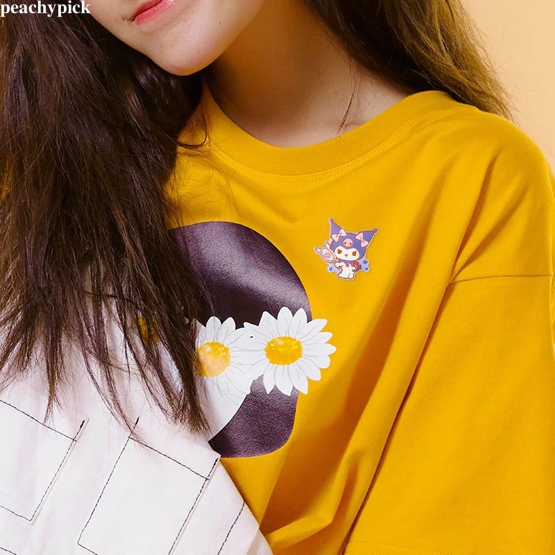 peachypick Cartoon Patcha เข็มกลัดสุนัขน่ารัก Sanrio Emblem กระเป๋านักเรียนเสื้อผ้าตกแต่ง Pins นักเร