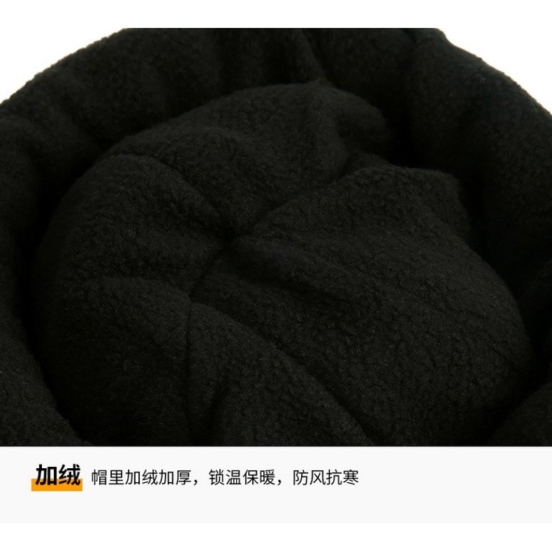 Jeep SPIRIT หมวกผ้ากํามะหยี่ผู้ชายฤดูหนาวกันลมป้องกันหูหมวกอบอุ่นคู่เวอร์ชั่นเกาหลีอินเทรนด์ตุ๊กตาหนาหมวกเย็นป้องกัน - รูปที่ 7