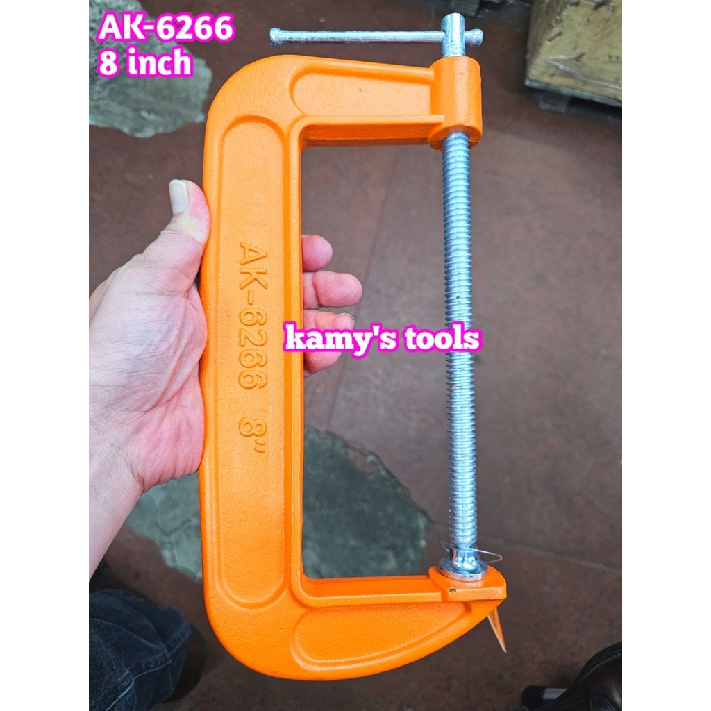 Asaki 8 นิ้ว 200mm ส้อมรูปตัว C Asaki AK-6266