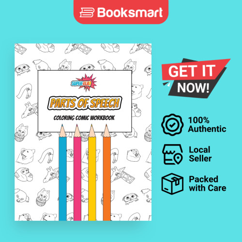 สมุดงานการ์ตูนระบายสี Parts Of Speech - ปกอ่อน - อังกฤษ - 9798218037451