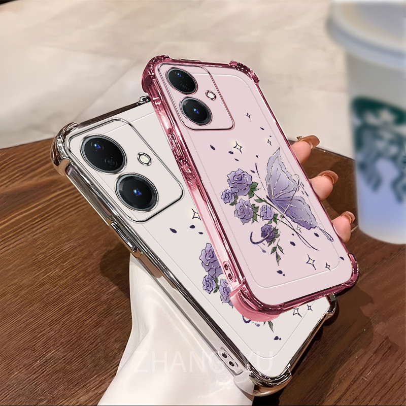 ปลอก OPPO A5X A5 5G A79 5G RENO 11F A5i PRO A3 A3i A3X 4G เคสโทรศัพท์ซิลิโคนสี่มุมป้องกัน CHD