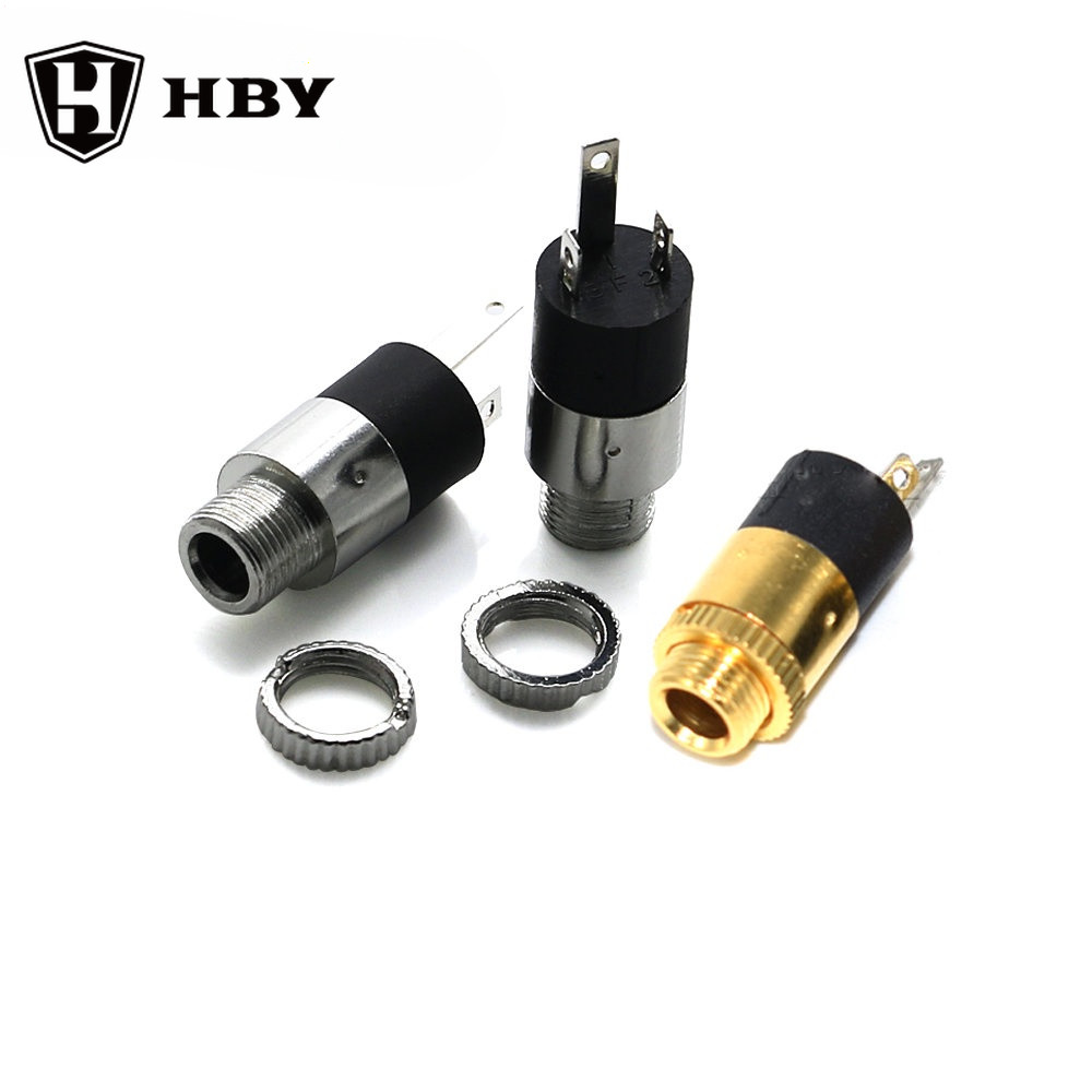 5 ชิ้น/ล็อต PJ392 3.5 มม.สเตอริโอหญิง Sockect แจ็คสกรู 3.5 เครื่องขยายเสียงหูฟัง PJ-392