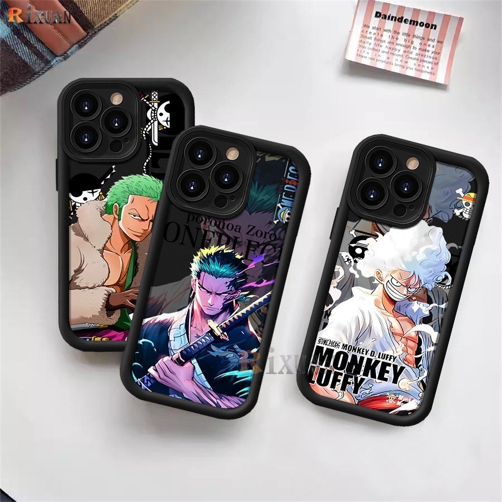นุ่มสําหรับ Vivo Y17 Y15 Y12 Y12i Y11 Y19 1916 1906 1904 1901 1902 1915 U3 แฟชั่นกรณีเข้ากันได้ One Piece ตัวการ์ตูนดอกไม้กรณี