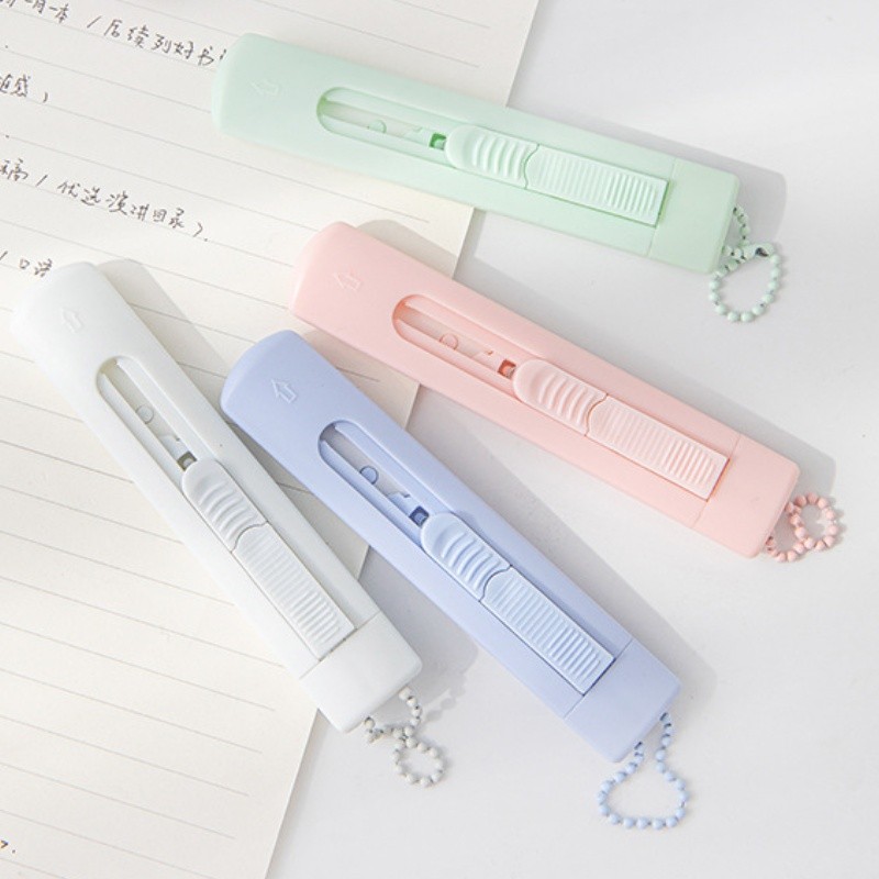 Morandi มีดยูทิลิตี้สีใบมีดเซรามิคเครื่องตัดกระดาษ Express Unboxing มีด WJ499