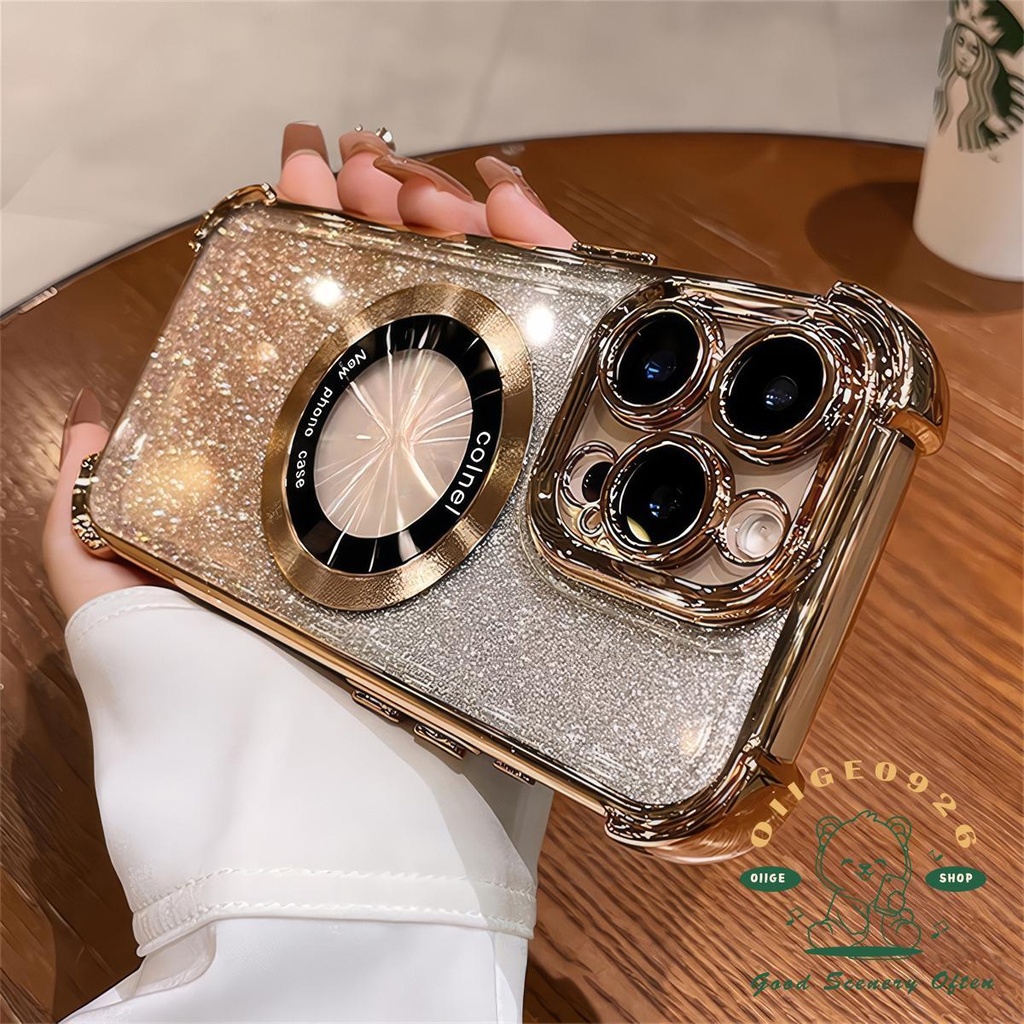 เคส iphone16 desert สีถุงลมนิรภัยแม่เหล็กเคสโทรศัพท์ iphone16 Pro Max 15 14 13 12 11 เคสสําหรับเคส iPhone xs/xr ซิลิโคนนิ่ม TPU กันกระแทก