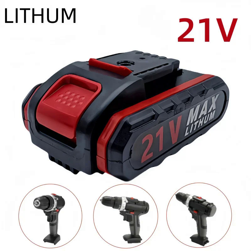 21V Rechargeable Lithium Ion Battery For 21V Cordless Electric Power Tool  Lithium Ion Battery  Repl