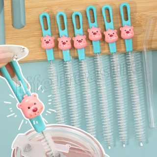 [ ที่โดดเด่น ] แปรงฟางลายการ์ตูนแบบห่วง - อุปกรณ์ทําความสะอา…