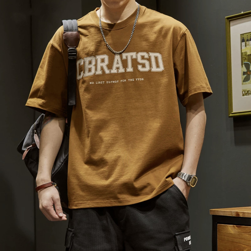 (จัดส่งตลอด 24 ชั่วโมง)Woo Rightเสื้อยืดผ้าโพลีฝ้าย คอกลม แขนสั้น แฟชั่นและการพักผ่อน 2024