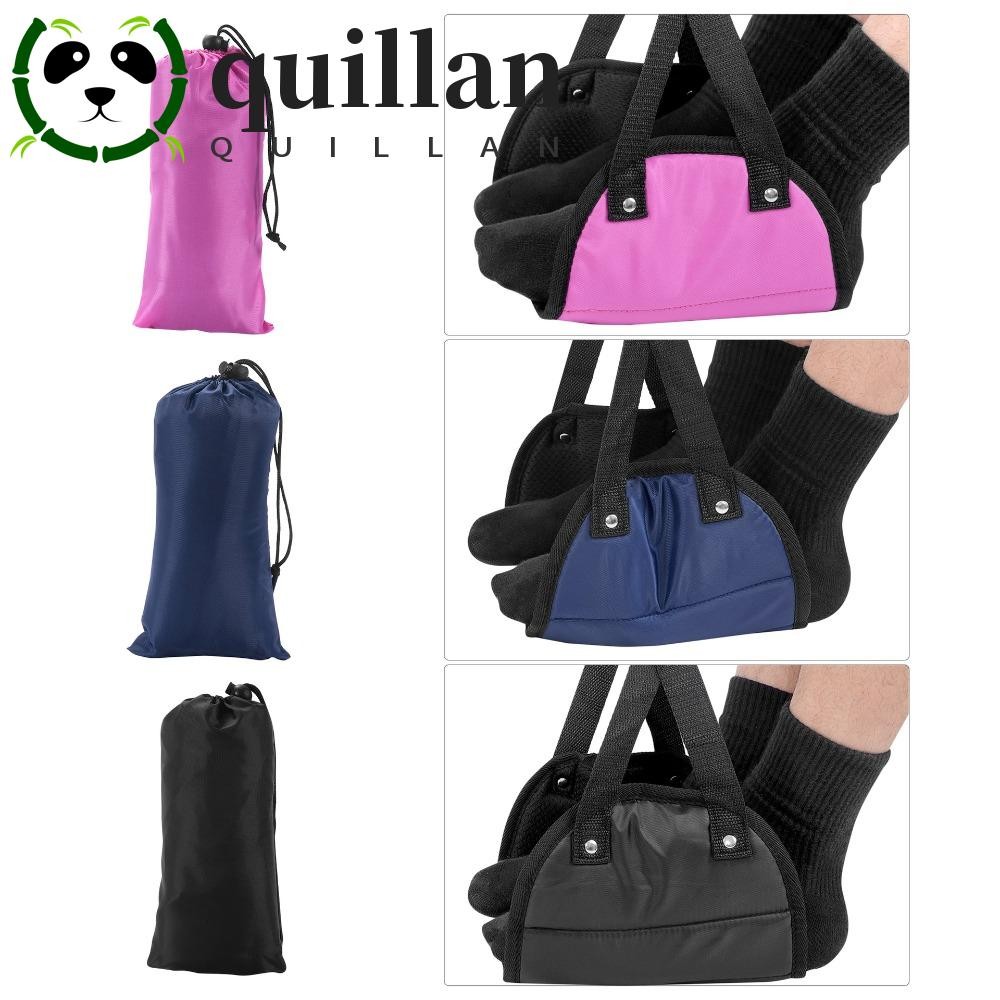 Quillan เปลญวนเท้า สําหรับเครื่องบิน รางความเร็วสูง พับขา เปล แผ่นรองเท้า สายรัดเท้า ที่พักเท้า Ashibumi สํานักงาน แผ่นพักเท้า