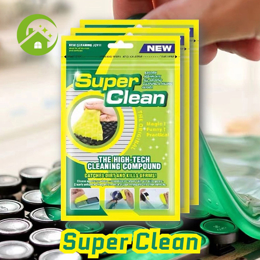 PG | เจลทำความสะอาด แท้100% เจลดูดฝุ่นเอนกประสงค์ รับประกันไม่เหลว มี4สี สไลม์ดูดฝุ่น Super Clean