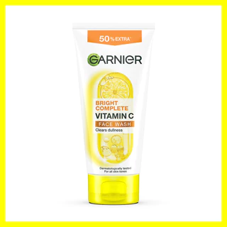 Garnier Bright Complete Vitamin C Face Wash 150ml การ์นิเย่ ไบรท์ คอมพลีท โฟมล้างหน้า.