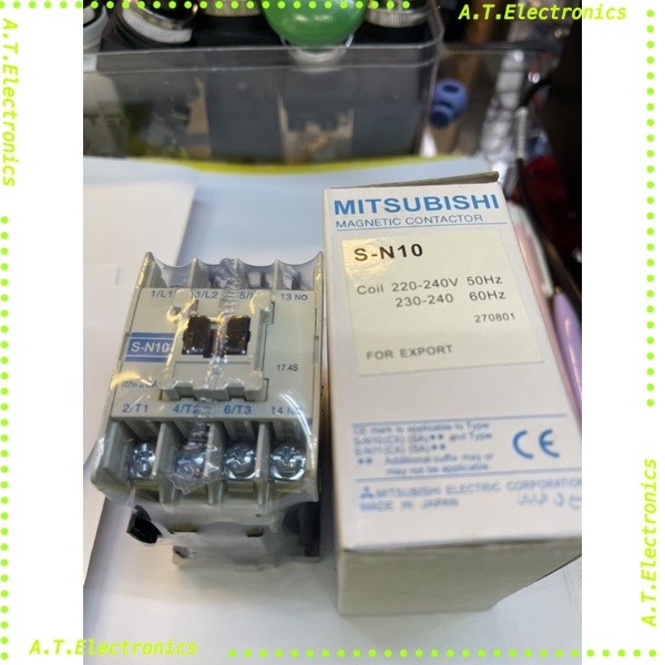 ถูกสุุด! MITSUBISHI แมกเนติก คอนแทกเตอร์ S-N10 Magnetic Contactor Coil 220v380V พร้อมส่ง