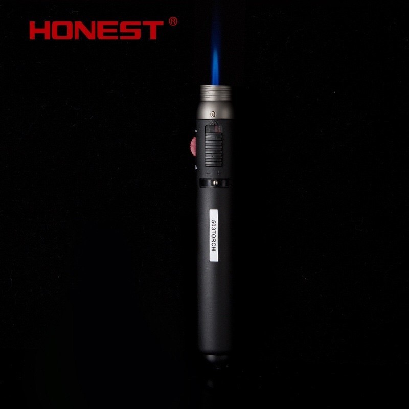 HONEST ไฟฟู่ อุปกรณ์จุดไฟ หัวพ่นแก๊ส หัวพ่นไฟ แบบเติมแก๊สได้ รุ่น503 ราคา ถูกที่สุด ดีลบีเคเค แกลเลอรีภาพที่ 6