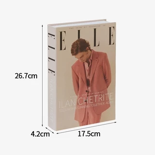 แฟชั่นนิตยสารหนังสือตกแต่งการถ่ายภาพ Prop หนังสือห้องนอนห้องนั่งเล่นห้องนอนห้องนอนตกแต่ง C258