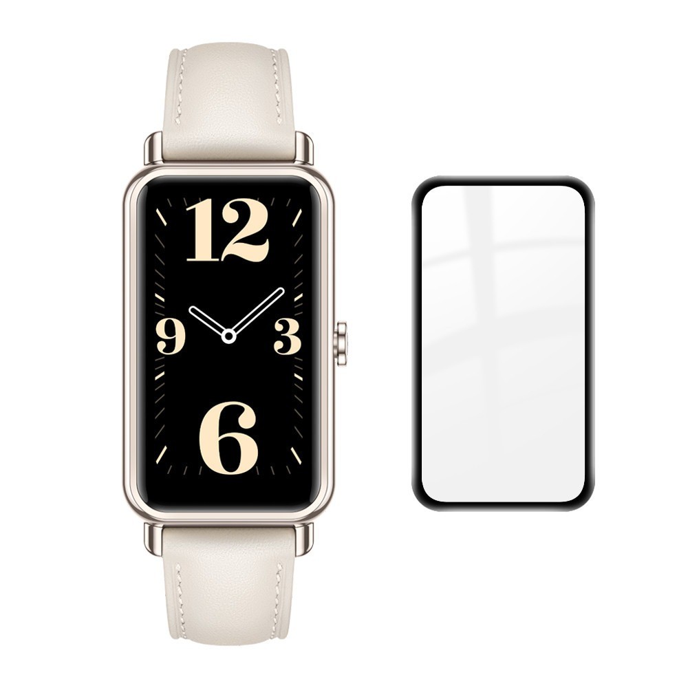 Honor Band4 Band5 1-3Pcs HD โค้งสีดําขอบฟิล์มกระจกนิรภัยสําหรับ Honor Band Choice Magic นาฬิกา ES GS