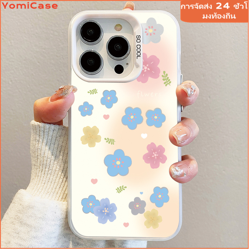 ดอกไม้สวย เคสแข็งหรูหรา เคสซัมซุงA05s A15 A12 A03 A23 A13 A14 A30 A32 A33 A34 A10s A50 A52 A51 samsungA25 A20 เคสน่ารัก