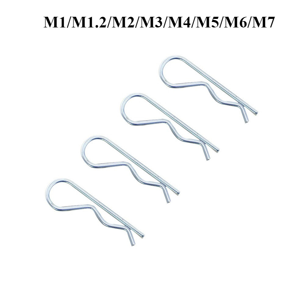 [FTH1] ปริ้นล็อคตัว R ปิ๊น ตัว R สแตนเลส 304 ปิ้น ตัวอาร์ / Hairpin Cotter Snap R Pin M1/M2/M3/M4/M5/M6/M7