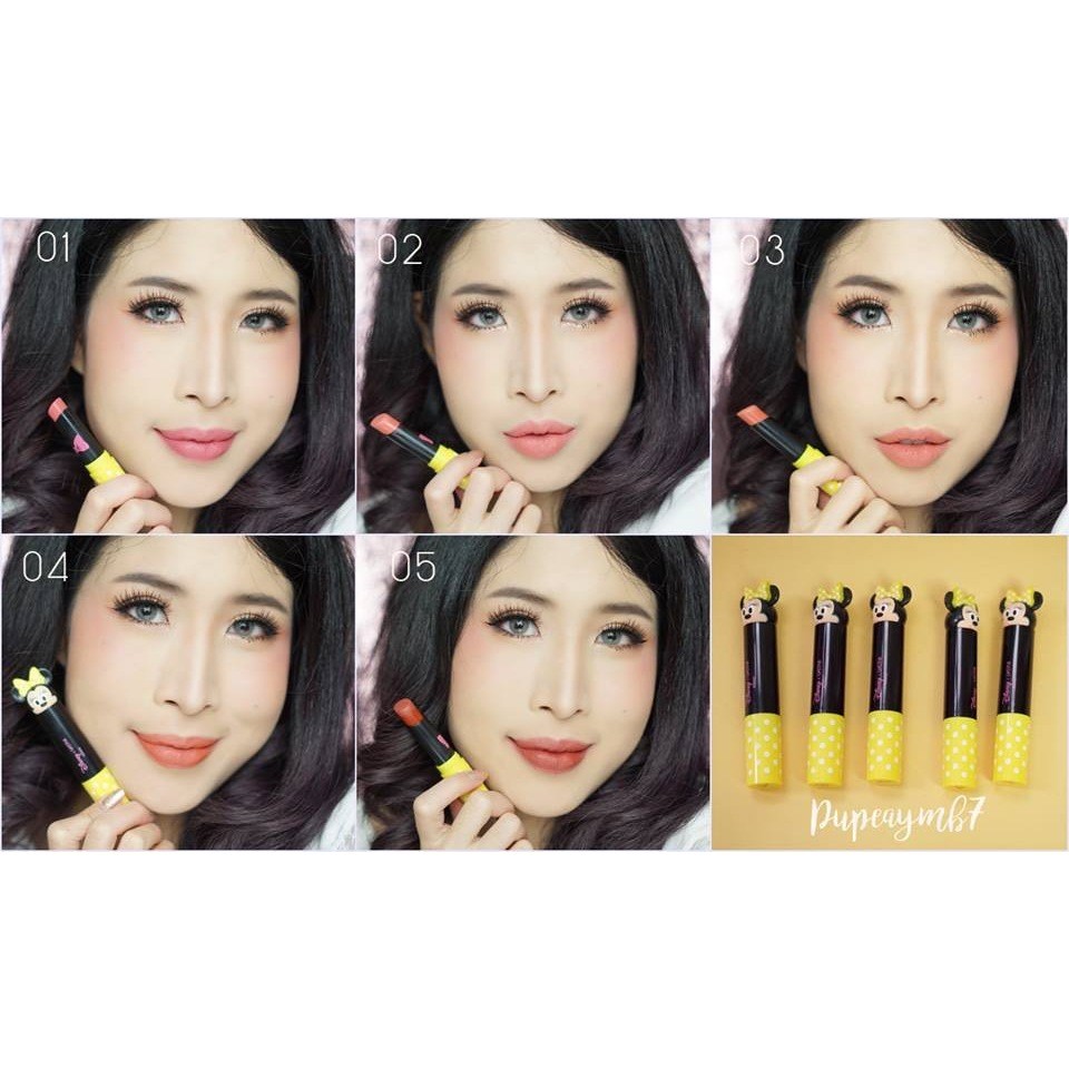 ลิปสติก UStar Beauty Nista Pro Matte Lipstick (5 เฉดสี) ลิปสติกเนื้อด้านนุ่มเนียนดุจกำมะหยี่