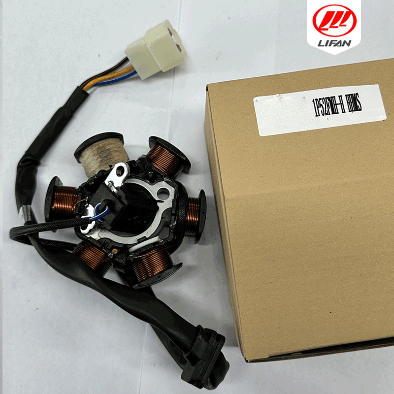 ฟิลคอยล์ มัดไฟ ขดลวดจานไฟ มัดข้าวต้ม ฟิลคอยน์ LIFAN(ลี่ฟาน) 110cc แบบมีสตาร์ทมือ สูบนอน มัดไฟ สินค้าใหม่ - รูปที่ 4