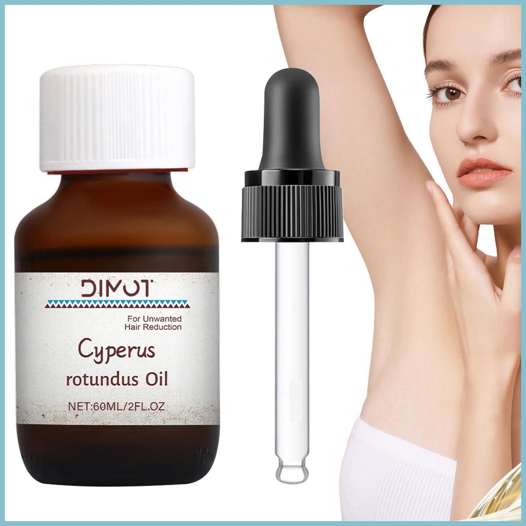 Cyperus Oil สําหรับกําจัดขน Cyperus Dropper Oil สําหรับลดการเจริญเติบโตของเส้นผม Soothing Oil Dropper Gentle Solution linadth