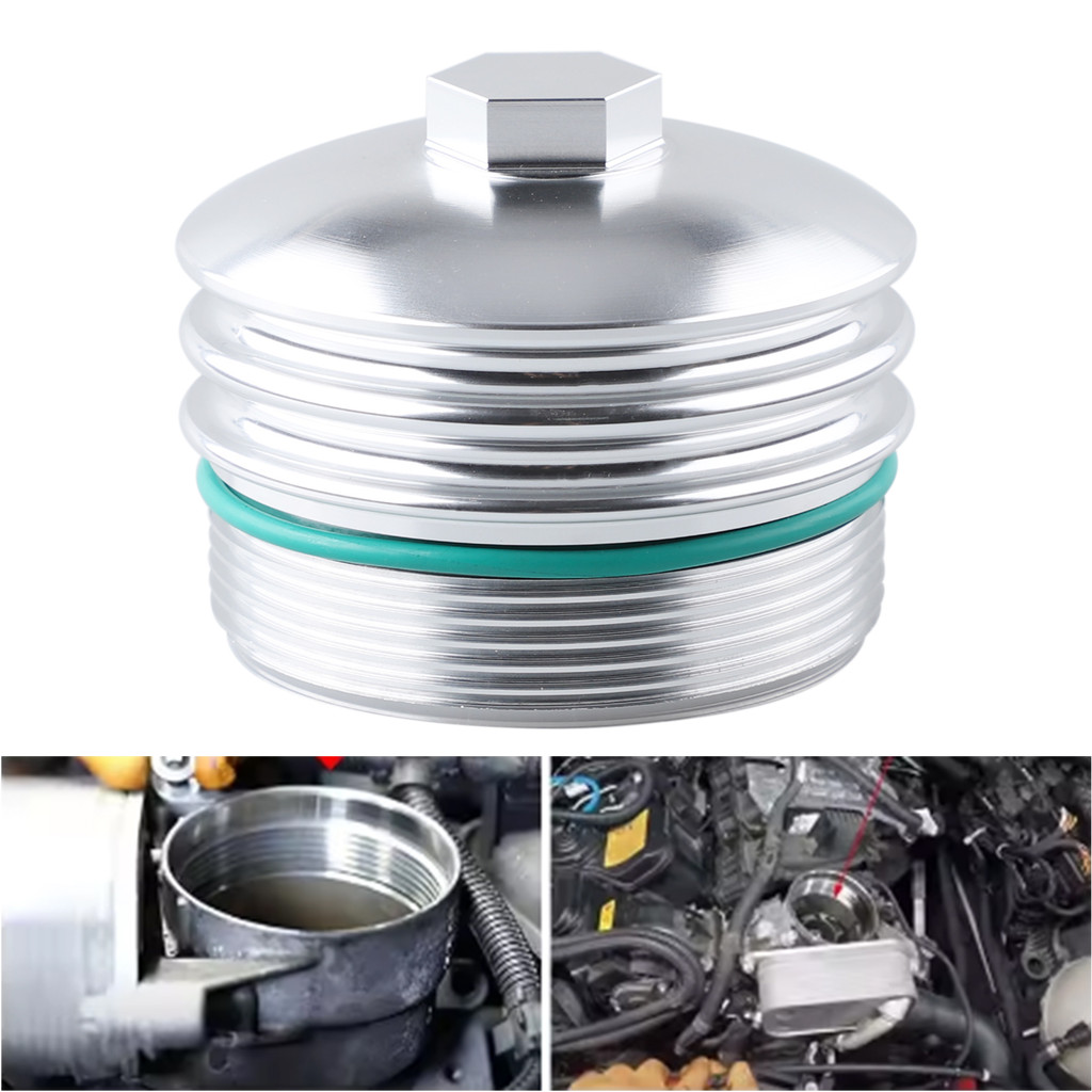 ฝาครอบกรองน้ํามันอลูมิเนียมกรองสําหรับ BMW 2.0L 3.0L N20/N26/N52/N54/N55/S55 F30